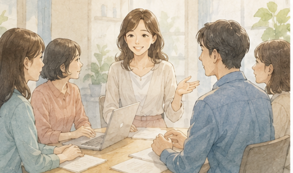 自然とまとめ役になる女性