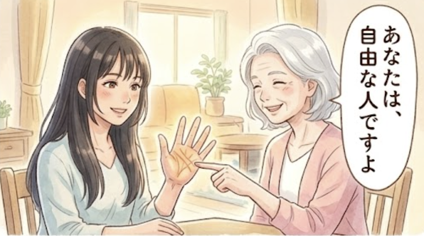あなたは、自由な人ですよ